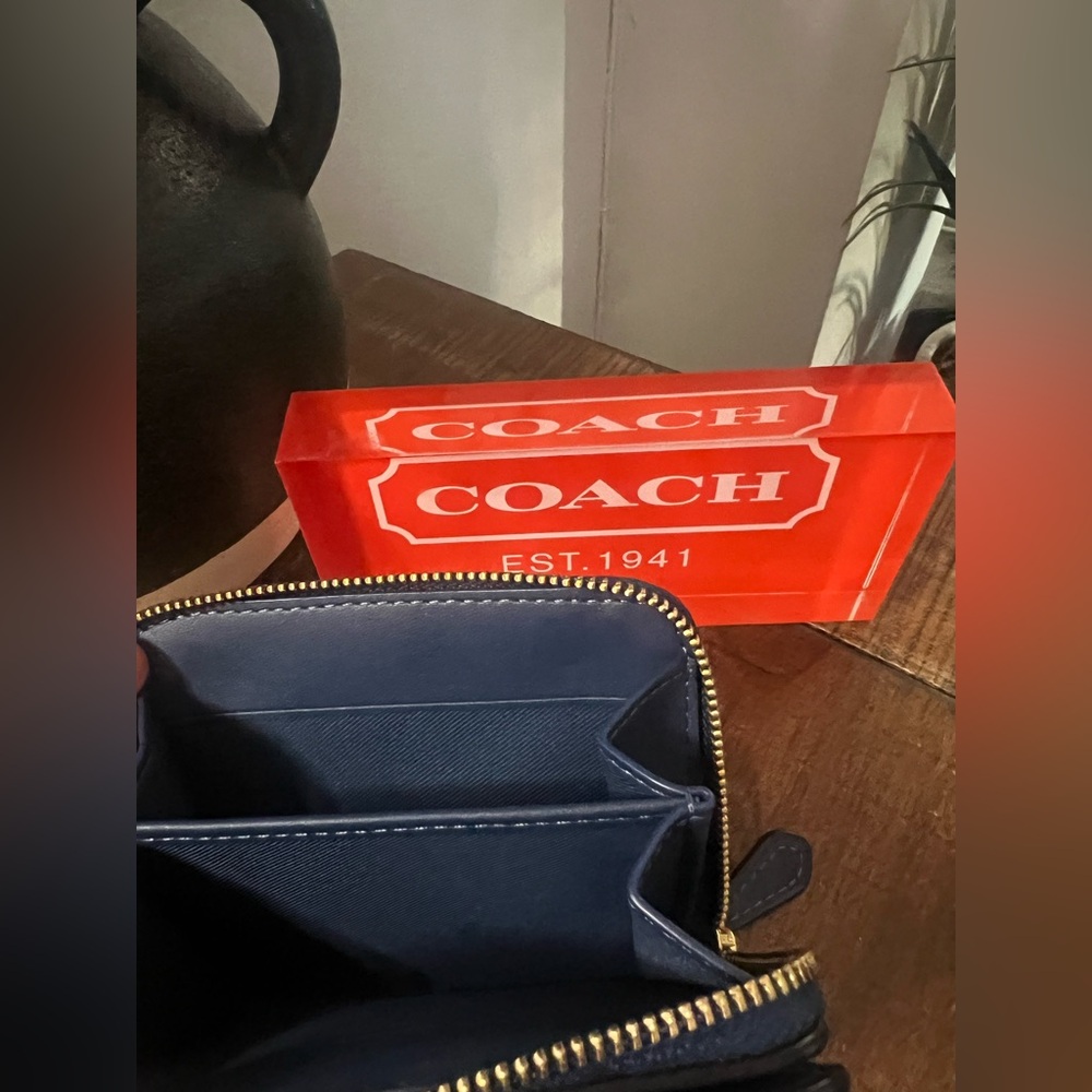 Coach Essentials Denim Bifold Wallet (NWT) - Picture 6 of 9